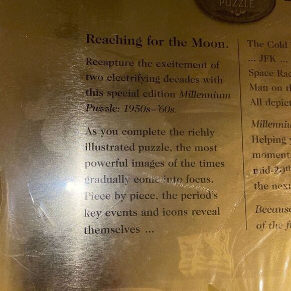 1000 piece puzzle in Tin box Hasbro 1950’s-60s Millennium 1000 pc puzzle - Picture 3 of 9